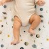 imageLittle Unicorn Premium Stretch Knit Crib Sheet Super Soft with Optimal Stretch Dino PalsPlanets