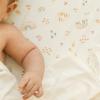 imageLittle Unicorn Premium Stretch Knit Crib Sheet Super Soft with Optimal Stretch Dino PalsRainbows