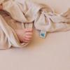imageLittle Unicorn Premium Stretch Knit Crib Sheet Super Soft with Optimal Stretch Dino PalsSoft Blush