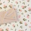 imageLittle Unicorn Premium Stretch Knit Crib Sheet Super Soft with Optimal Stretch Dino PalsWatercolor Rose