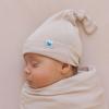 imageLittle Unicorn Premium Stretch Knit Swaddle ampamp Hat Set  UltraSoft with Optimal Stretch for Newborns  Giftable Set Soft BlushSoft Blush