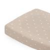 imageLittle Unicorn Premium Changing Pad Cover  Extra Soft ampamp Breathable Muslin Fabric FernTaupe Cross