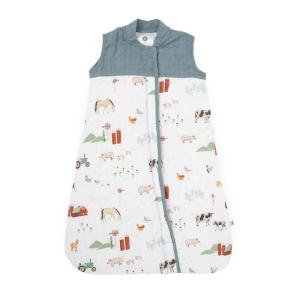 imageLittle Unicorn 06 Month Quilted Sleep Sack 26 TOG  Soft ampamp Breathable Muslin Cotton for safer sleep  2 way zipper PlanetaryFarmyard