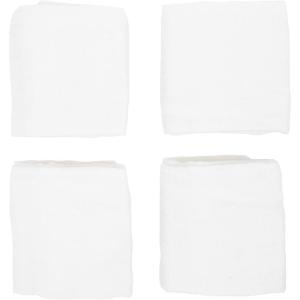 imageLittle Unicorn Cotton Muslin Squares 4 Pack  Nursing Burping Feeding Wiping Spills  Super Soft and Lightweight Blanket for Baby Boys and Girls  275 x 275  White SetWhite