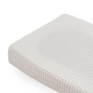 imageLittle Unicorn Premium Changing Pad Cover  Extra Soft ampamp Breathable Muslin Fabric FernTan Gingham