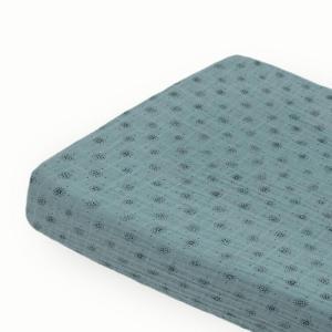 imageLittle Unicorn Premium Changing Pad Cover  Extra Soft ampamp Breathable Muslin Fabric FernWallflower