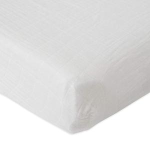 imageLittle Unicorn Premium Changing Pad Cover  Extra Soft ampamp Breathable Muslin Fabric FernWhite