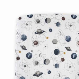 imageLittle Unicorn Premium Crib Sheet  Breathable ampamp SuperSoft Muslin Fabric Watercolor RosesPlanetary