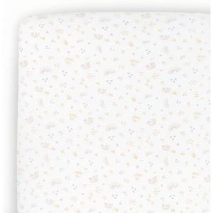 imageLittle Unicorn Premium Stretch Knit Crib Sheet Super Soft with Optimal Stretch Dino PalsRainbows
