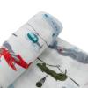 imageLittle Unicorn  Air Show Deluxe Swaddle  Single  100 Rayon Muslin from Bamboo  Super Soft  Newborns and Infants  Large 47 x 47  Machine Washable