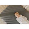 imageLittle Unicorn  Rainbows ampamp Raindrops Deluxe Swaddle  Single  100 Rayon Muslin from Bamboo  Super Soft  Newborns and Infants  Large 47 x 47  Machine Washable