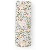 imageLittle Unicorn Large Stretch Knit Swaddle Blanket 2 Pack Super Soft with Optimal Stretch for swaddling  Giftable Set Dino PalsPressed Petals