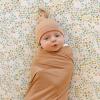 imageLittle Unicorn Large Stretch Knit Swaddle Blanket 2 Pack Super Soft with Optimal Stretch for swaddling  Giftable Set Dino PalsTerracotta