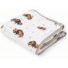 imageLittle Unicorn Newborn Receiving Quilt  Ultra Soft MultiLayered Muslin Fabric  Gift for Newborns ampamp onThego BisonBison