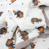 imageLittle Unicorn Newborn Receiving Quilt  Ultra Soft MultiLayered Muslin Fabric  Gift for Newborns ampamp onThego BisonBison
