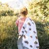 imageLittle Unicorn Newborn Receiving Quilt  Ultra Soft MultiLayered Muslin Fabric  Gift for Newborns ampamp onThego BisonBison