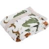 imageLittle Unicorn Newborn Receiving Quilt  Ultra Soft MultiLayered Muslin Fabric  Gift for Newborns ampamp onThego BisonDino Friends