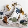 imageLittle Unicorn Newborn Receiving Quilt  Ultra Soft MultiLayered Muslin Fabric  Gift for Newborns ampamp onThego BisonDino Friends