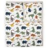 imageLittle Unicorn Newborn Receiving Quilt  Ultra Soft MultiLayered Muslin Fabric  Gift for Newborns ampamp onThego BisonDino Friends