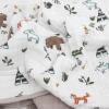 imageLittle Unicorn Newborn Receiving Quilt  Ultra Soft MultiLayered Muslin Fabric  Gift for Newborns ampamp onThego BisonForest Friends