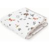 imageLittle Unicorn Newborn Receiving Quilt  Ultra Soft MultiLayered Muslin Fabric  Gift for Newborns ampamp onThego BisonForest Friends