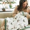 imageLittle Unicorn Newborn Receiving Quilt  Ultra Soft MultiLayered Muslin Fabric  Gift for Newborns ampamp onThego BisonSnow Day