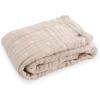 imageLittle Unicorn Newborn Receiving Quilt  Ultra Soft MultiLayered Muslin Fabric  Gift for Newborns ampamp onThego BisonTaupe Cross