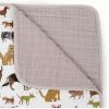 imageLittle Unicorn Newborn Receiving Quilt  Ultra Soft MultiLayered Muslin Fabric  Gift for Newborns ampamp onThego BisonWoof