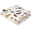 imageLittle Unicorn Newborn Receiving Quilt  Ultra Soft MultiLayered Muslin Fabric  Gift for Newborns ampamp onThego BisonWoof