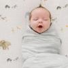 imageLittle Unicorn Premium Cotton Swaddle Baby Blanket  Breathable Fabric  for swaddling Play Nursing ampamp More Shooting StarsBlue Rainbow