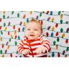 imageLittle Unicorn Premium Cotton Swaddle Baby Blanket  Breathable Fabric  for swaddling Play Nursing ampamp More Shooting StarsChristmas Bulbs