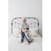 imageLittle Unicorn Premium Cotton Swaddle Baby Blanket  Breathable Fabric  for swaddling Play Nursing ampamp More Shooting StarsDino Friends