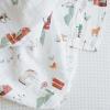 imageLittle Unicorn Premium Cotton Swaddle Baby Blanket  Breathable Fabric  for swaddling Play Nursing ampamp More Shooting StarsFarmyard