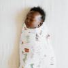 imageLittle Unicorn Premium Cotton Swaddle Baby Blanket  Breathable Fabric  for swaddling Play Nursing ampamp More Shooting StarsFarmyard