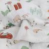 imageLittle Unicorn Premium Cotton Swaddle Baby Blanket  Breathable Fabric  for swaddling Play Nursing ampamp More Shooting StarsFarmyard