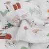 imageLittle Unicorn Premium Cotton Swaddle Baby Blanket  Breathable Fabric  for swaddling Play Nursing ampamp More Shooting StarsFarmyard