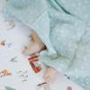 imageLittle Unicorn Premium Cotton Swaddle Baby Blanket  Breathable Fabric  for swaddling Play Nursing ampamp More Shooting StarsFarmyard