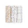 imageLittle Unicorn Premium Cotton Swaddle Baby Blanket  Breathable Fabric  for swaddling Play Nursing ampamp More Shooting StarsGarden Bees