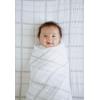 imageLittle Unicorn Premium Cotton Swaddle Baby Blanket  Breathable Fabric  for swaddling Play Nursing ampamp More Shooting StarsGrey Plaid