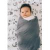 imageLittle Unicorn Premium Cotton Swaddle Baby Blanket  Breathable Fabric  for swaddling Play Nursing ampamp More Shooting StarsHedgehog