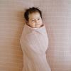 imageLittle Unicorn Premium Cotton Swaddle Baby Blanket  Breathable Fabric  for swaddling Play Nursing ampamp More Shooting StarsMauve Stripe