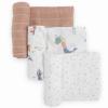 imageLittle Unicorn Premium Cotton Swaddle Baby Blanket  Breathable Fabric  for swaddling Play Nursing ampamp More Shooting StarsMermaids