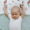 imageLittle Unicorn Premium Cotton Swaddle Baby Blanket  Breathable Fabric  for swaddling Play Nursing ampamp More Shooting StarsMisty Field