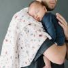 imageLittle Unicorn Premium Cotton Swaddle Baby Blanket  Breathable Fabric  for swaddling Play Nursing ampamp More Shooting StarsMushrooms