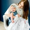 imageLittle Unicorn Premium Cotton Swaddle Baby Blanket  Breathable Fabric  for swaddling Play Nursing ampamp More Shooting StarsNarwhal