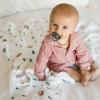 imageLittle Unicorn Premium Cotton Swaddle Baby Blanket  Breathable Fabric  for swaddling Play Nursing ampamp More Shooting StarsPowder Party