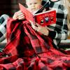 imageLittle Unicorn Premium Cotton Swaddle Baby Blanket  Breathable Fabric  for swaddling Play Nursing ampamp More Shooting StarsRed Plaid