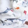 imageLittle Unicorn Premium Cotton Swaddle Baby Blanket  Breathable Fabric  for swaddling Play Nursing ampamp More Shooting StarsShark 2