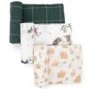 imageLittle Unicorn Premium Cotton Swaddle Baby Blanket  Breathable Fabric  for swaddling Play Nursing ampamp More Shooting StarsSnow Day