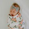 imageLittle Unicorn Premium Cotton Swaddle Baby Blanket  Breathable Fabric  for swaddling Play Nursing ampamp More Shooting StarsWatercolor Roses